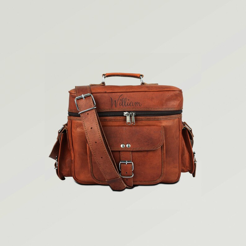 Buy 1 Get 1 Free Personalized Leather Crossbody Camera Bag Etsy