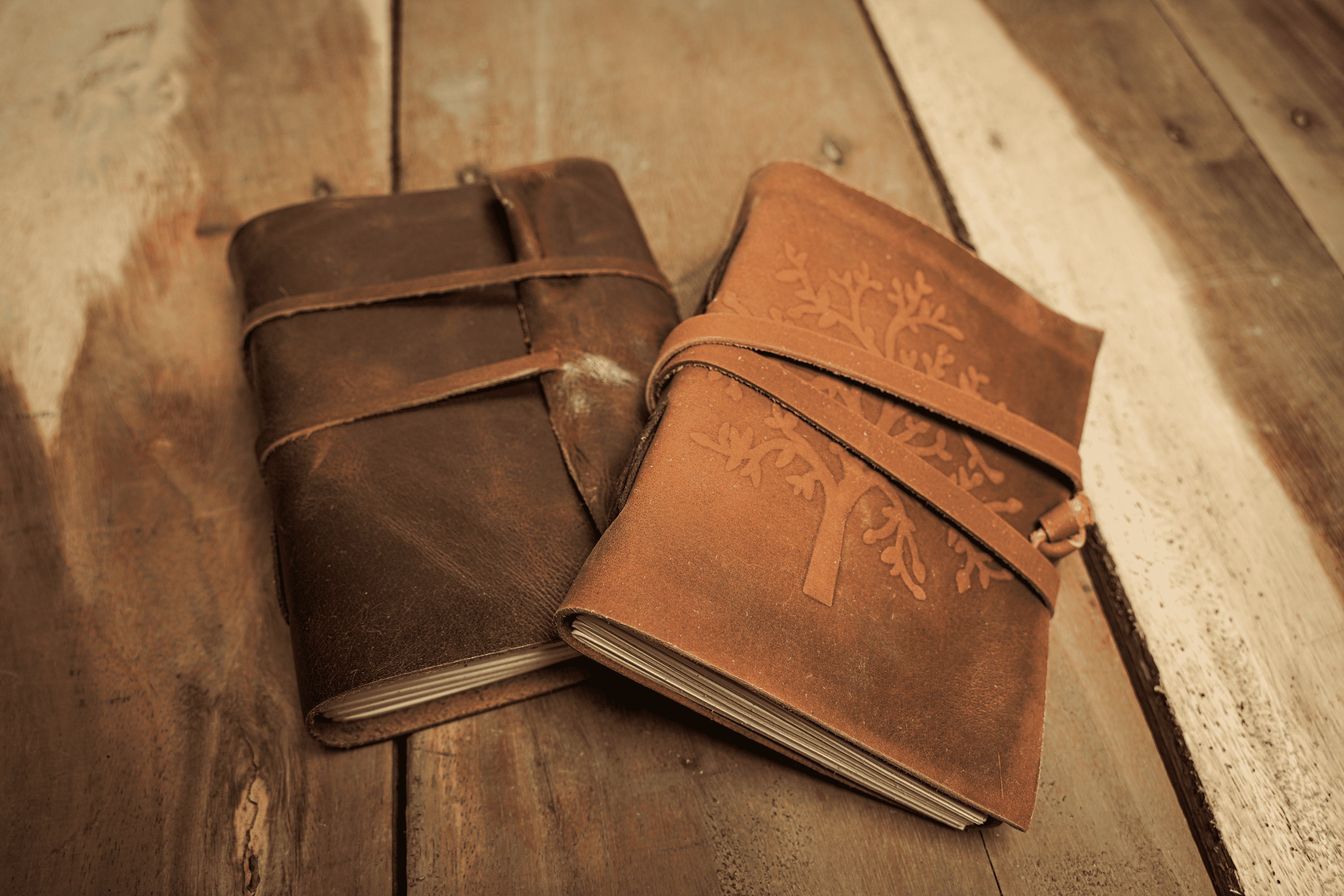 Traveler leather Journals Gift for Men & Women Grimoire Etsy