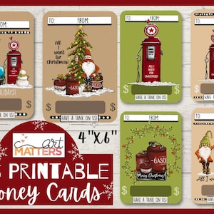 Porta soldi stampabili a gas - dipinti a mano - PNG - Sublimazione - Natale