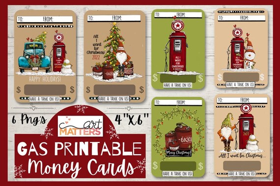 Gas Printable Money Holders Hand Painted PNG Sublimation - Etsy