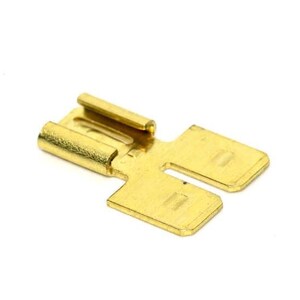 MOLEX-19043-0020 quick connect terminal adapter, 1/4&quot; Quick Connect, Male (2) To 1/4&quot; Quick Connect, Female 10 pack