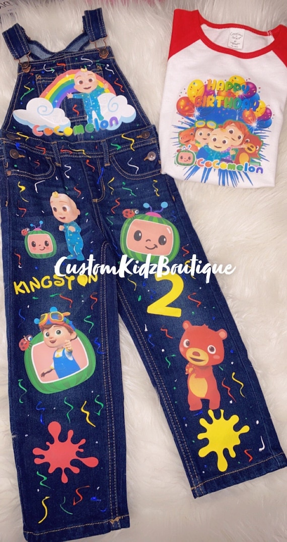 Cocomelon Denim Overalls Cocomelon 