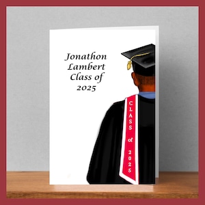 Personalized Graduation Card, 2025 Graduation Card, Graduation Card For a Man, College Graduation, High School Graduation