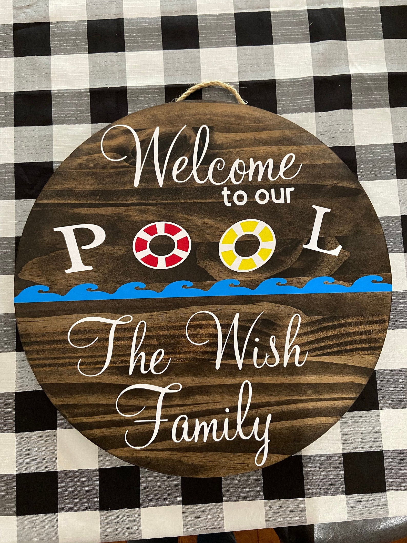 to Our Pool Sign Etsy UK
