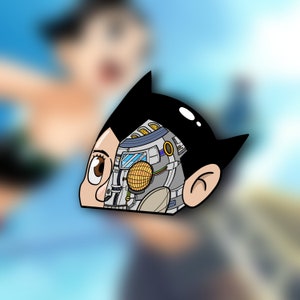 Astro Boy Robot Head Peeker Decal
