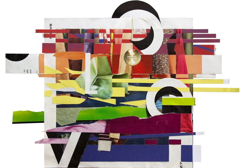 Glue Together Challenge Love Message Handmade Collage