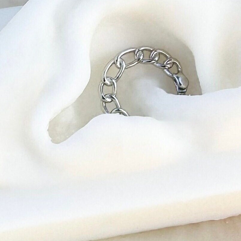 16G Zilver Spike Daith Neus Septum Clicker - Gothic Ring 6mm Chirurgisch Staal