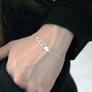 Matching Bracelets For Best Friends, Sister Bracelet For 5, Friendship Bracelet For 3, 2 Best Friend Bracelet, Best Friend Gift, Sister Gift