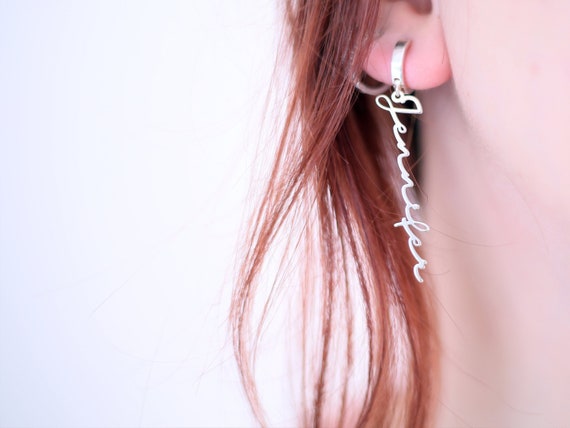 Christmas Script Earrings Christmas Script Earrings