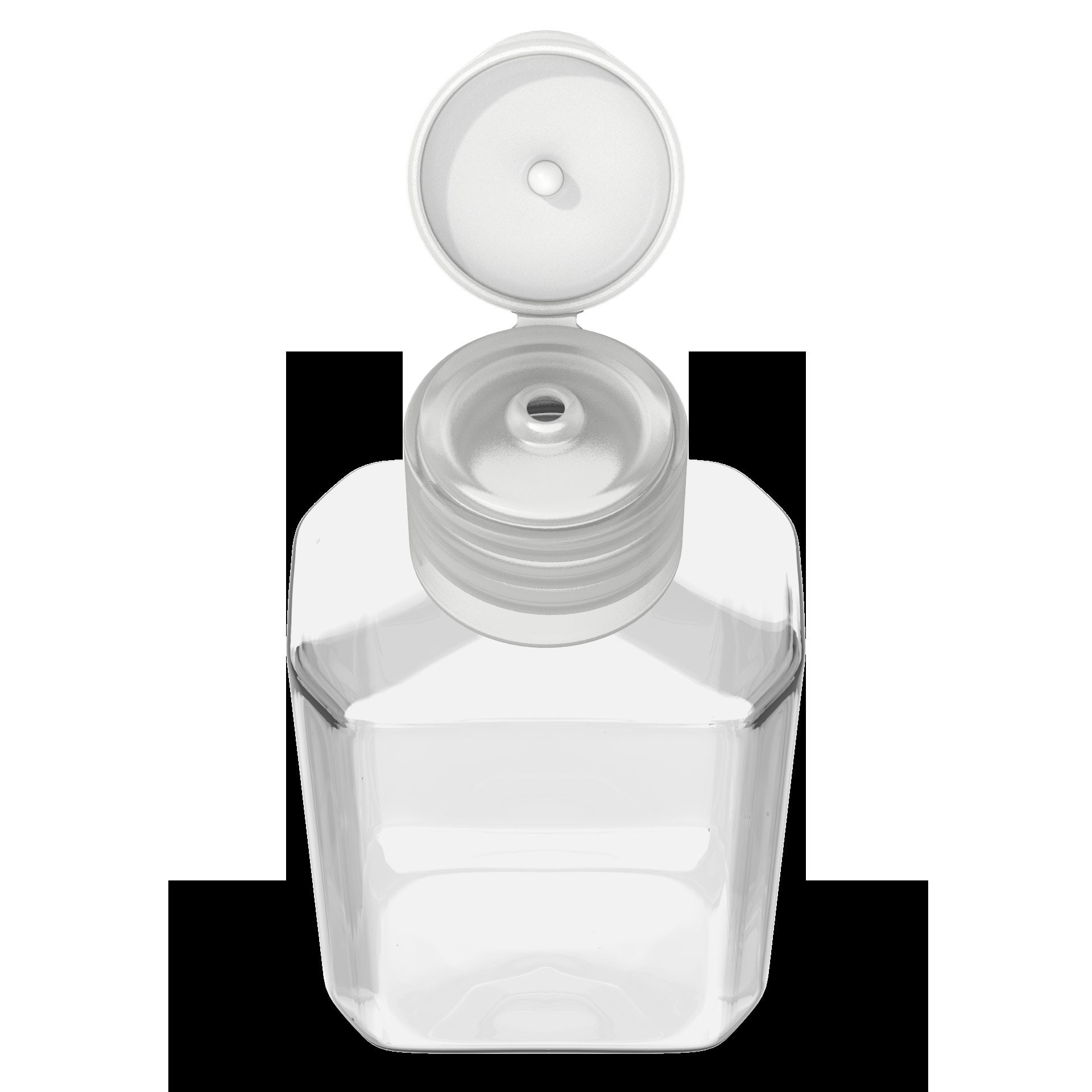 6 Pack Empty Hand Sanitizer Bottles Clear 2oz 60ml Etsy