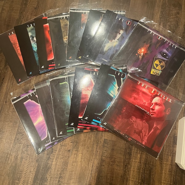 VINTAGE THE X FILES LaserDiscs - Choose your Disc