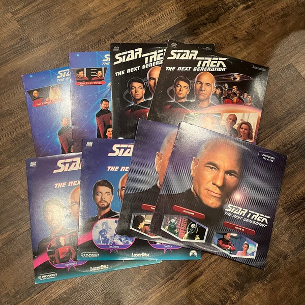 VINTAGE STAR TREK The Next Generation LaserDiscs - Choose your Disc