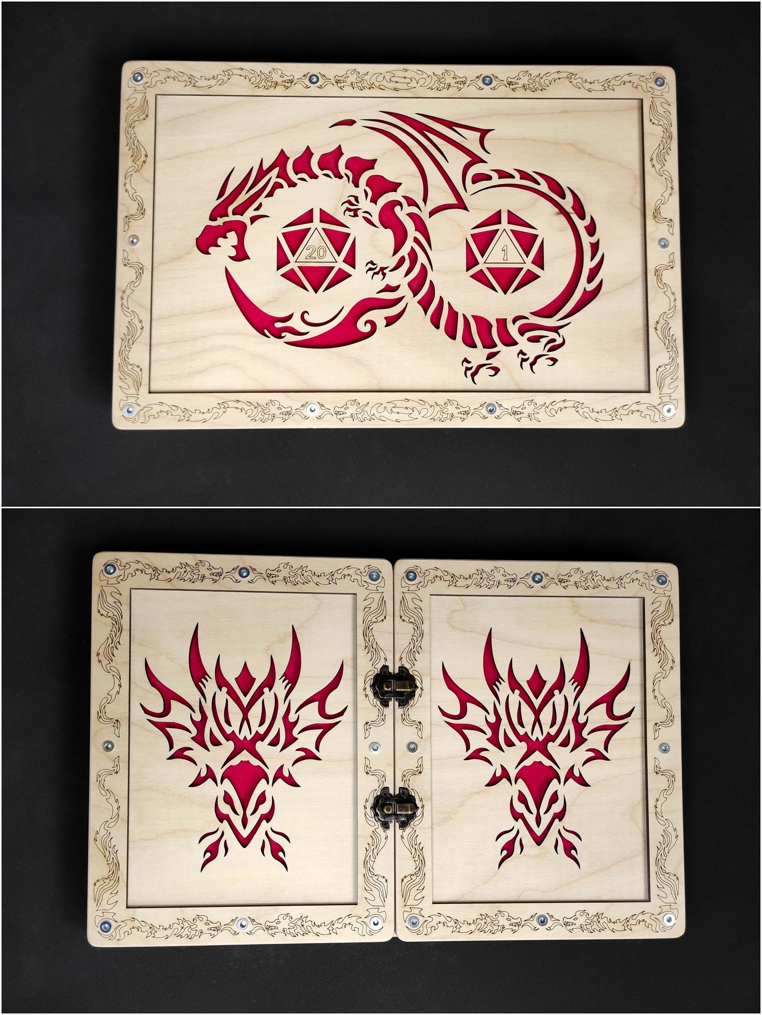 Dungeon Master Screen DnD Zubehör Fantasy DM Bildschirm | Etsy