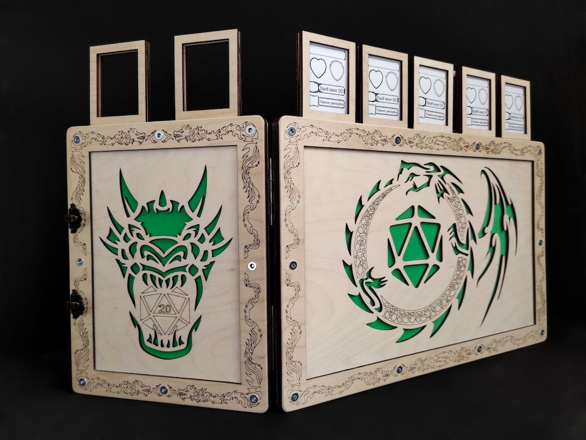 Dungeon Master Screen DnD Accessories Fantasy DM Screen Etsy