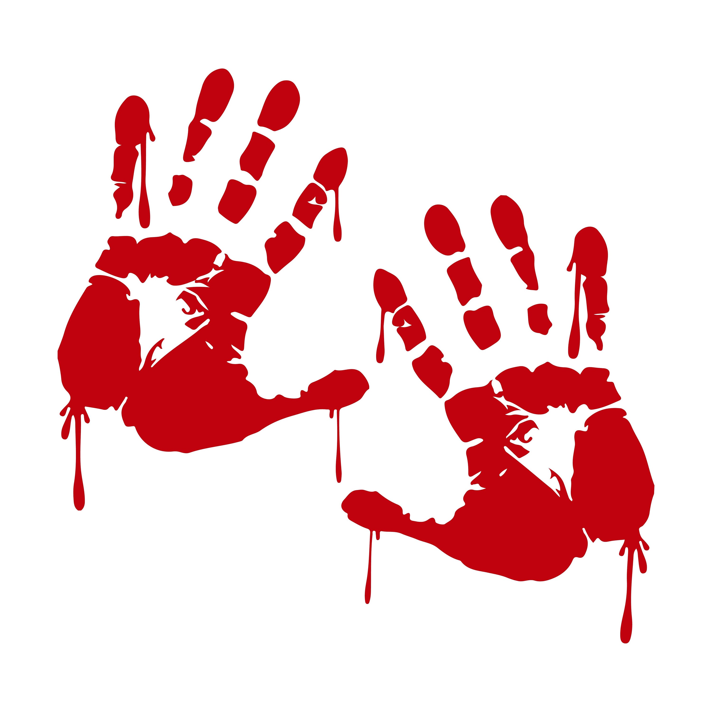 Halloween Bloody Handprint Svg Bloody Handprint Svg Svg Png Dxf | The ...