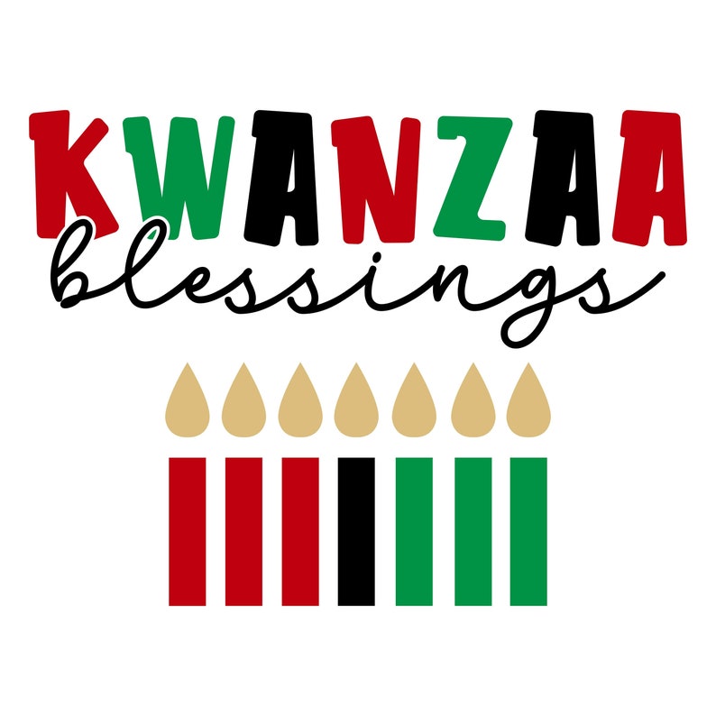 kwanzaa winter time digital cut png and svg files image 1