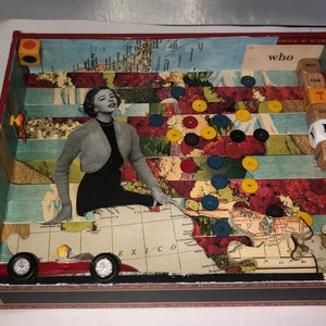 Who? Me - assemblage art box