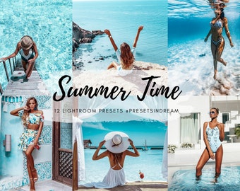 11 SUMMER Lightroom PRESETS, SUMMER preset, Mobile presets, Vibrant Presets, Color preset, Influencer Presets, Aesthetic preset, Instagram
