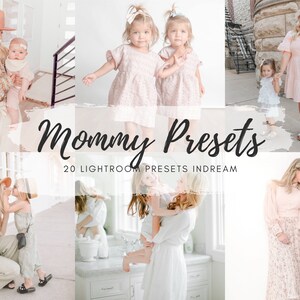 20 Airy Presets, Mom Blogger Presets, Mobile Lightroom Ig Preset, No Filter Preset, Boho Desktop Presets, Warm Cozy Filters, pink mom preset