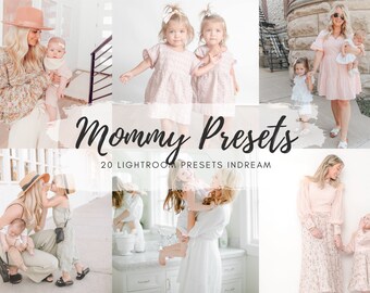 20 Airy Presets, Mom Blogger Presets, Mobile Lightroom Ig Preset, No Filter Preset, Boho Desktop Presets, Warm Cozy Filters, pink mom preset