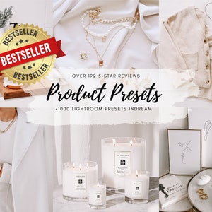 1000 PRODUKT PROFESSIONAL Mobile & Desktop Lightroom-Voreinstellungen Produkt-Preset-Bundle| Natürlich Voreinstellungen | Voreinstellungen für kleine Unternehmen Etsy Branding