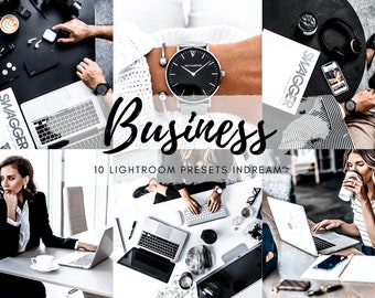 15 business mobile Lightroom presets, work filter, professional presets, business woman presets, entrepreneur presets, corporate presets