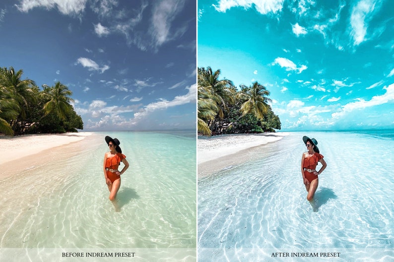 20 Beach Lightroom Presets Beach Presets Tan Summer Etsy