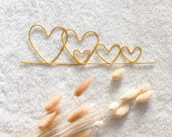 Aluminum Wire Heart Family - Wall Decoration - Aluminum Wire