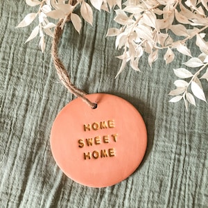 Customizable natural clay or terracotta pendant light