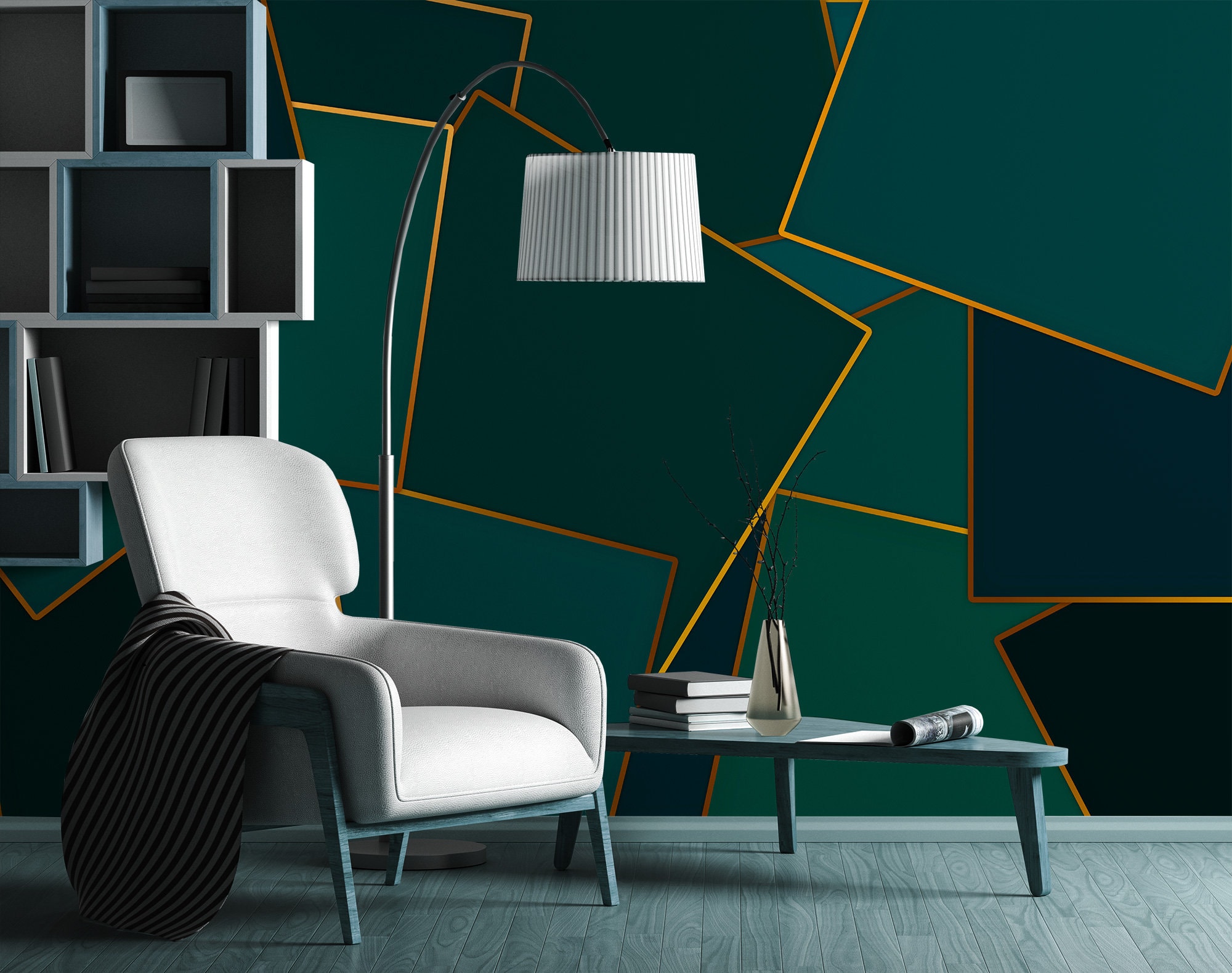 Royal green online chair