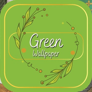 May include: Two bedrooms with different green wallpaper designs. One bedroom has a green leaf pattern wallpaper and the other has a teal blue wallpaper with gold floral designs. Both bedrooms have a bed with white bedding and pillows.