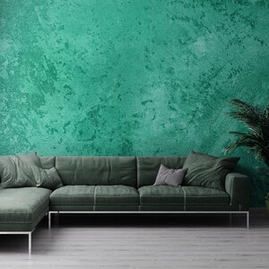 Emerald green stone surface wallpaper, Self Adhesive, Peel & Stick, Removable wallpaper