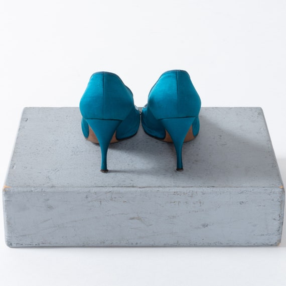 1980s Teal Stiletto | Vintage High Heel | 1980s H… - image 5