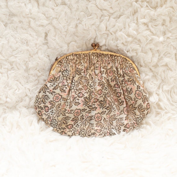 Vintage Floral Purse | 1940s Womens Purse | Vintag