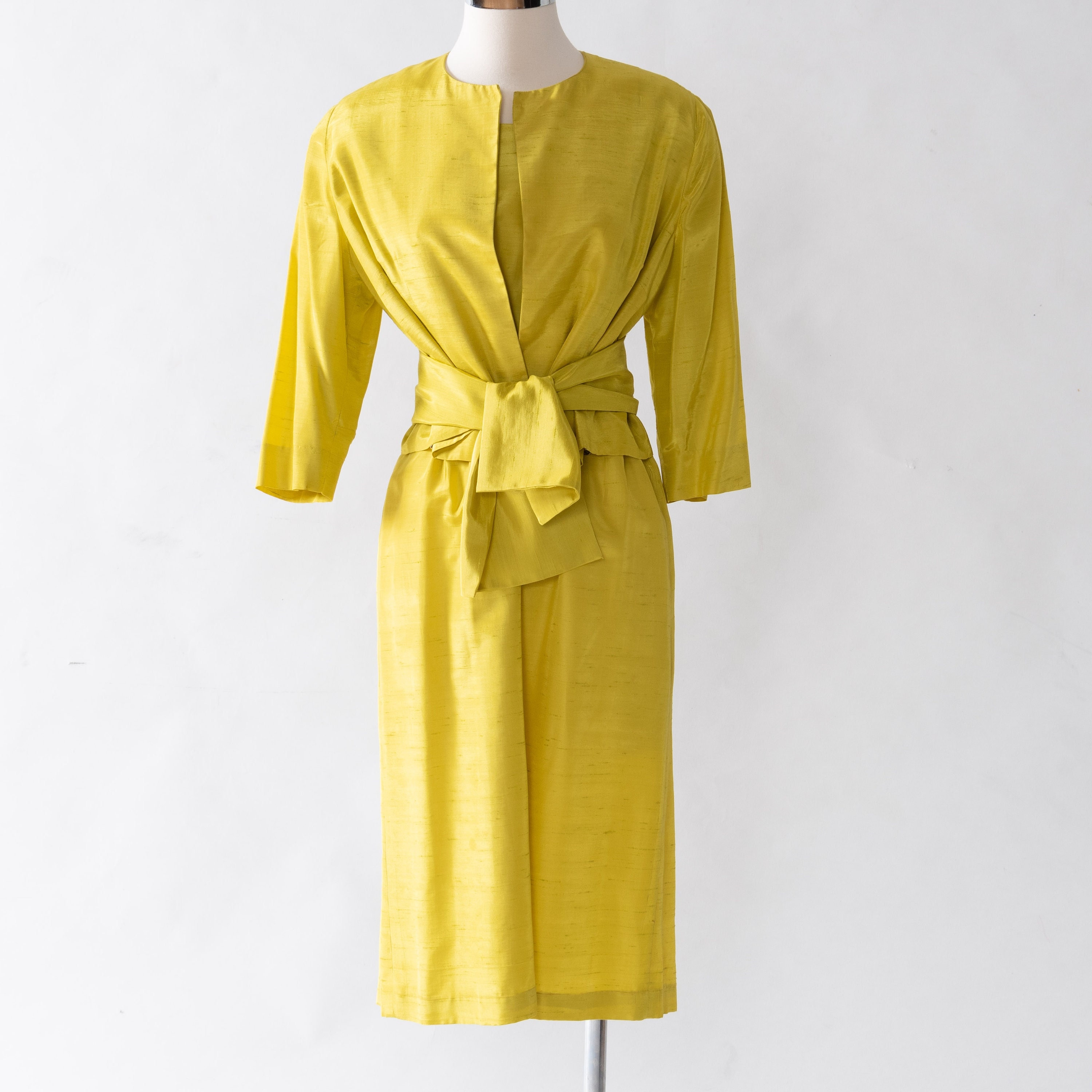 Lime Green Linen Maxi Dress With Button Up Chartreuse Shirt Dress – Covet  Vintage