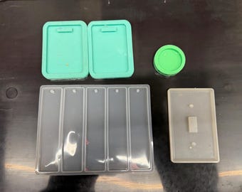 Moldes de resina varios / Moldes de resina / Moldes usados / Moldes nuevos