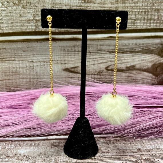 Mini Pom Pom Earrings Western Pom Pom Earrings Western Earrings