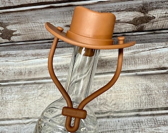 Tapón de silicona para botella de vino con forma de sombrero de vaquero XL / Corcho para vino estilo western / Tapón para botella estilo western / Corcho para botella