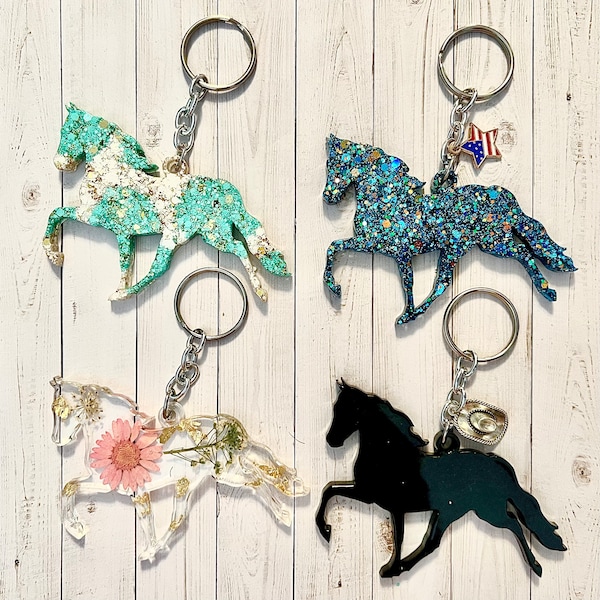 Horse Keychain Etsy