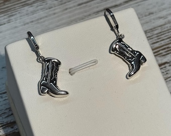 Pendientes colgantes de bota de vaquero / Pendientes occidentales / Pendientes de bota de vaquero / Joyería occidental