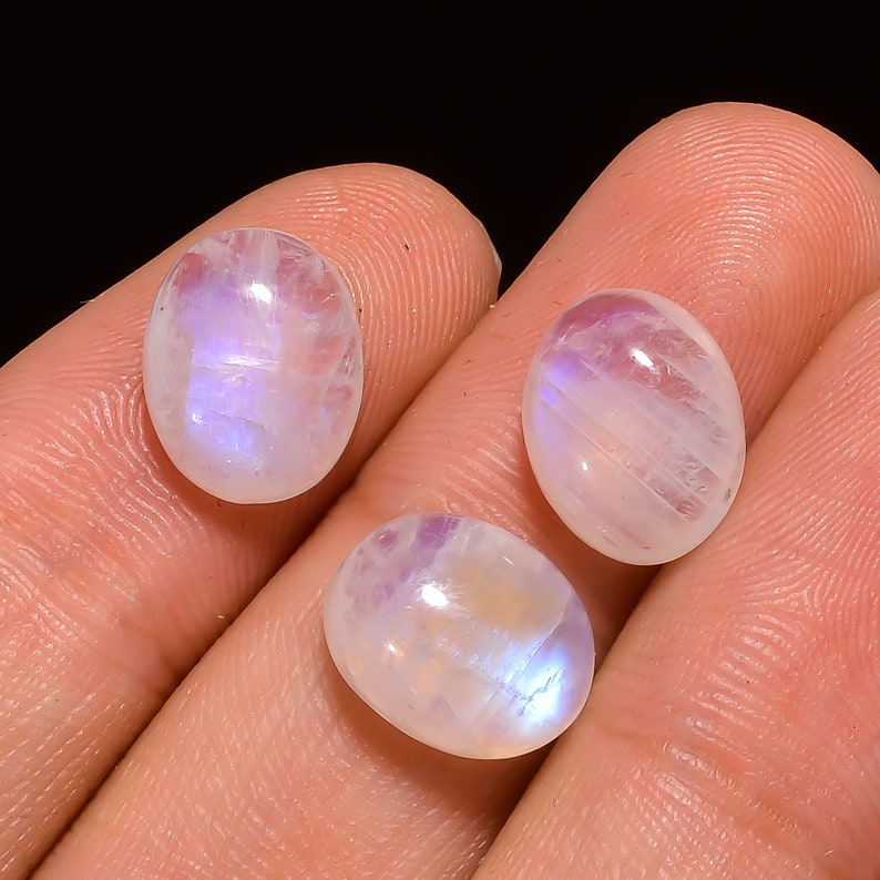 100% NATURAL RAINBOW MOONSTONE OVAL,PEAR,FANCY ROUND CABOCHON LOOSE GEMSTONES 