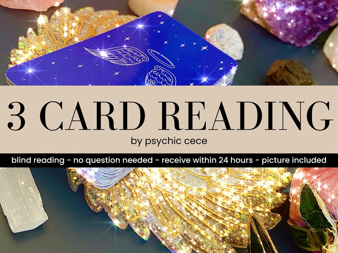 3 Card Reading Blind Reading Receive Within 24 Hours by Etsy