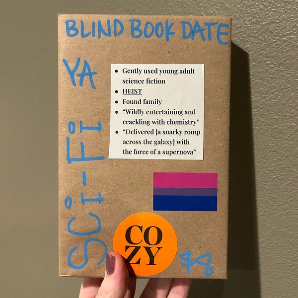 YA sci-fi blind book date - young adult - science fiction - blind date with a book