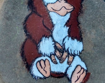 Hand painted Gizmo Gremlins rock