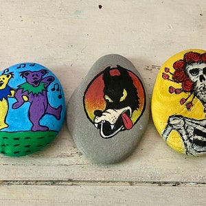Hand painted Grateful Dead rock set | Dead and Company