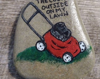 Hand painted Phish Lawnboy rock