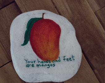 Hand painted Phish Mango Song lyric rock