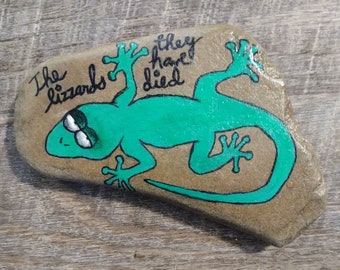 Hand painted Phish The Lizard rock