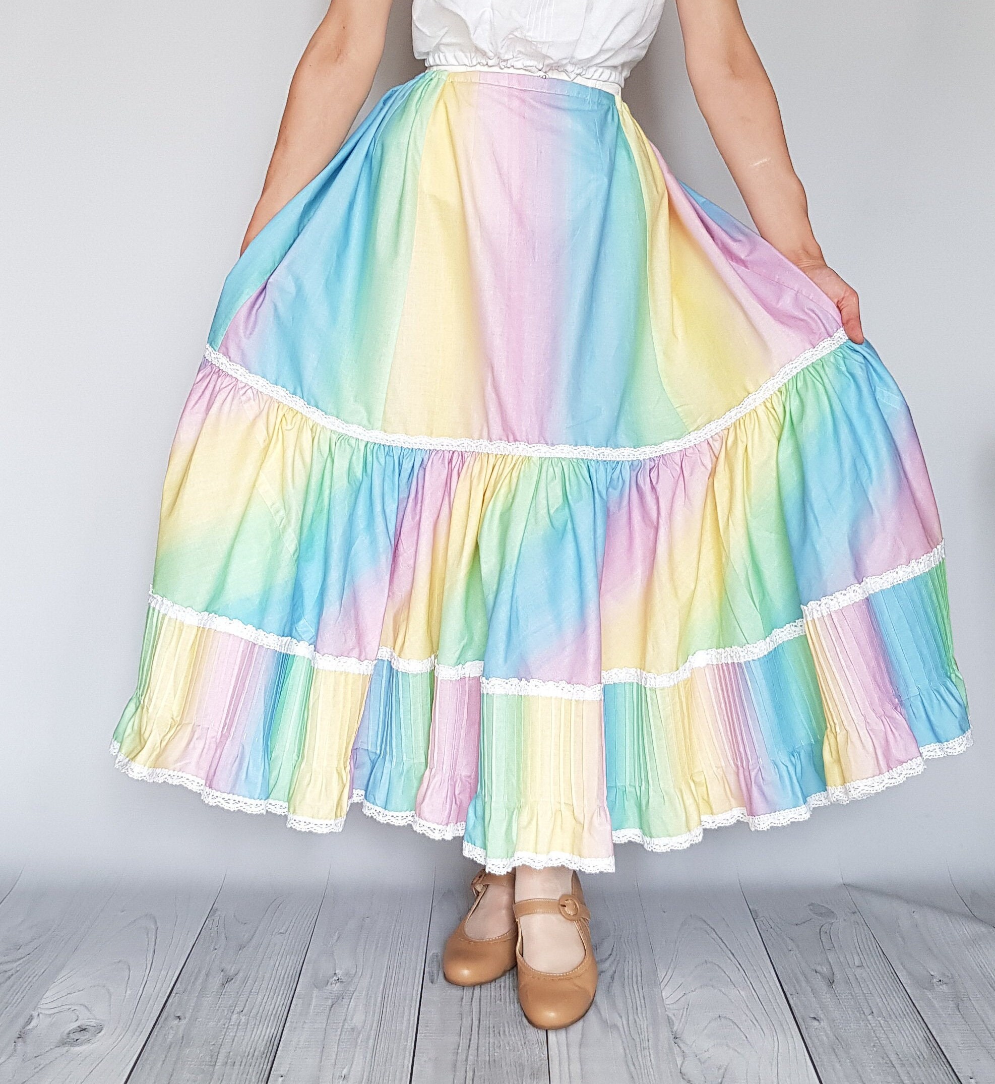 This giant rainbow tulle petticoat is all of the poof! Great for a wedding  gown crinoline or as a tulle skirt …