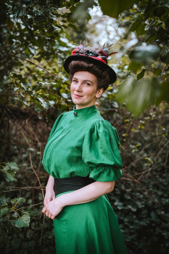 Girl in victorian dress sales
